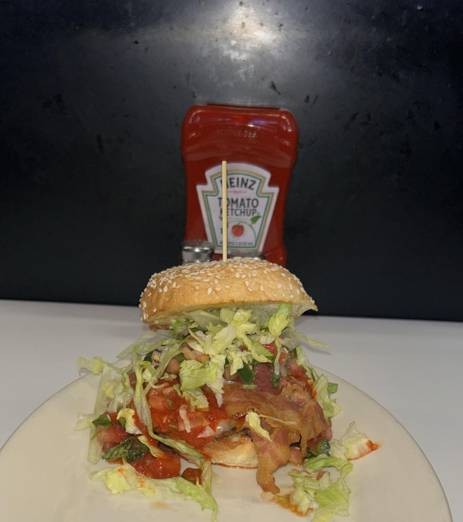 Players Retreat Mexican Guajillo Burger