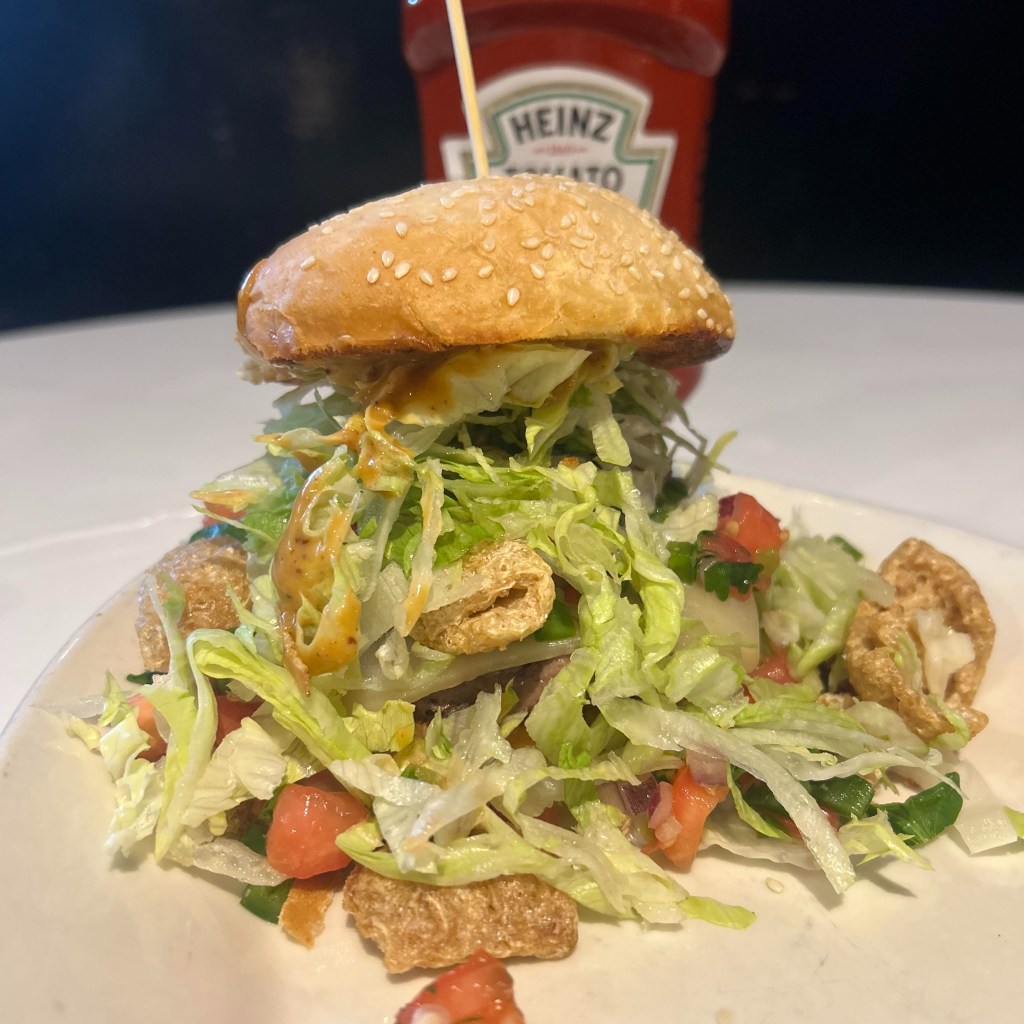 Players Retreat Chicharron Burger