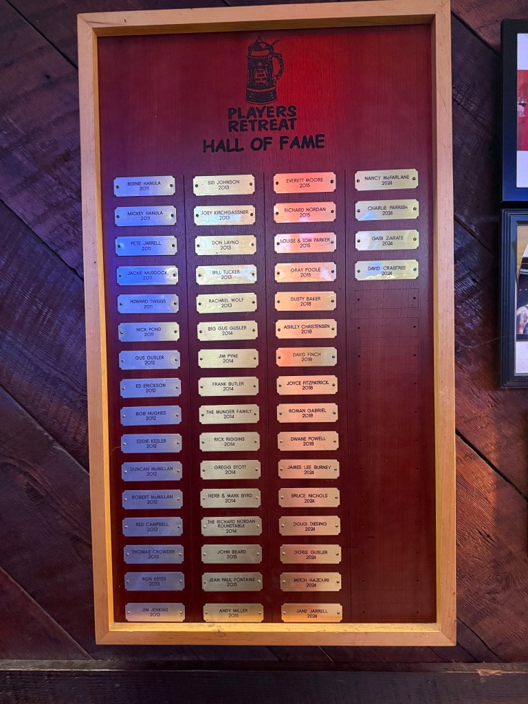 Players Retreat Hall of Fame