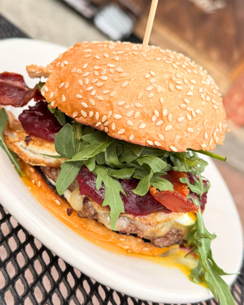 Cranberry Habanero Jam Burger