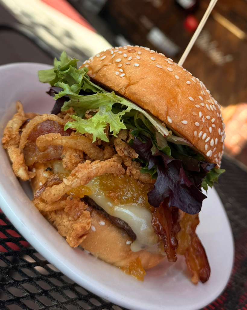 Pineapple Jam Burger at PR