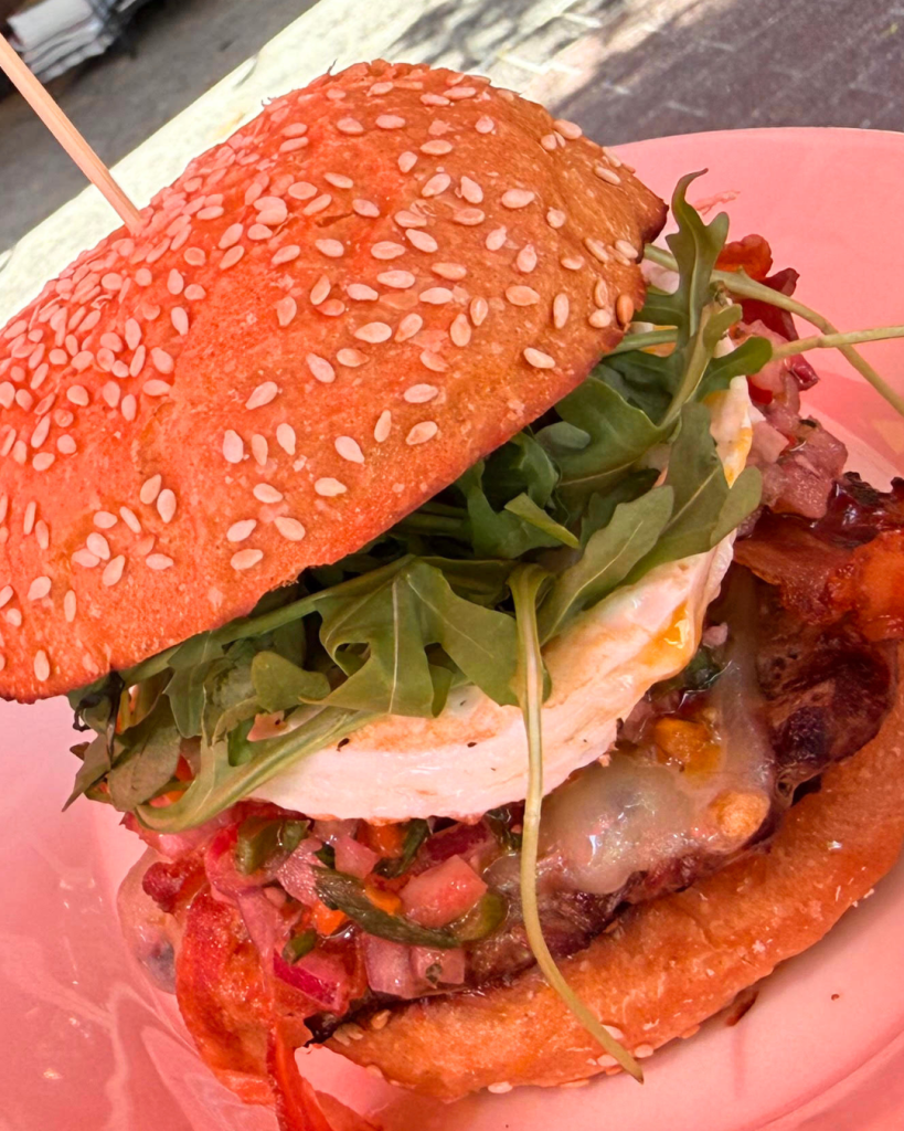 Strawberry Chimichurri Burger