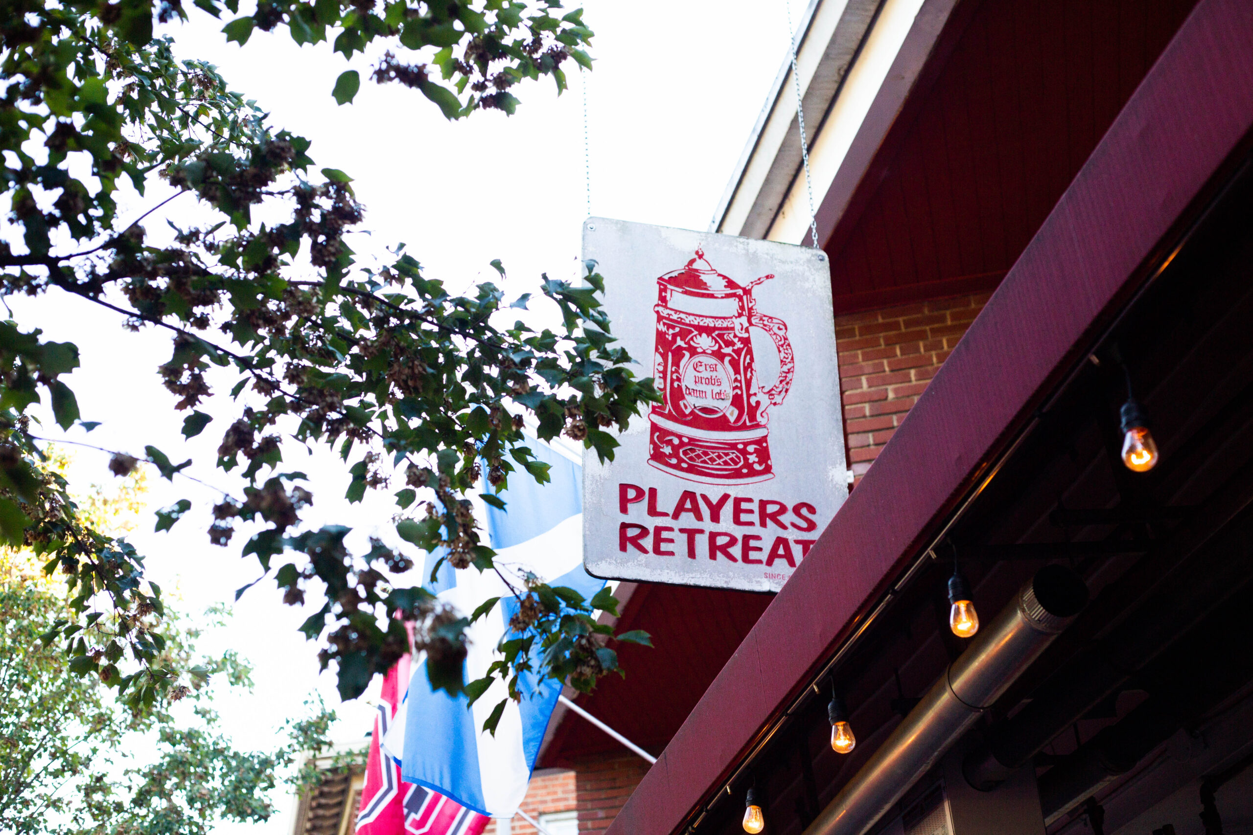Players Retreat Outside Signage, Raleigh Sports Bars