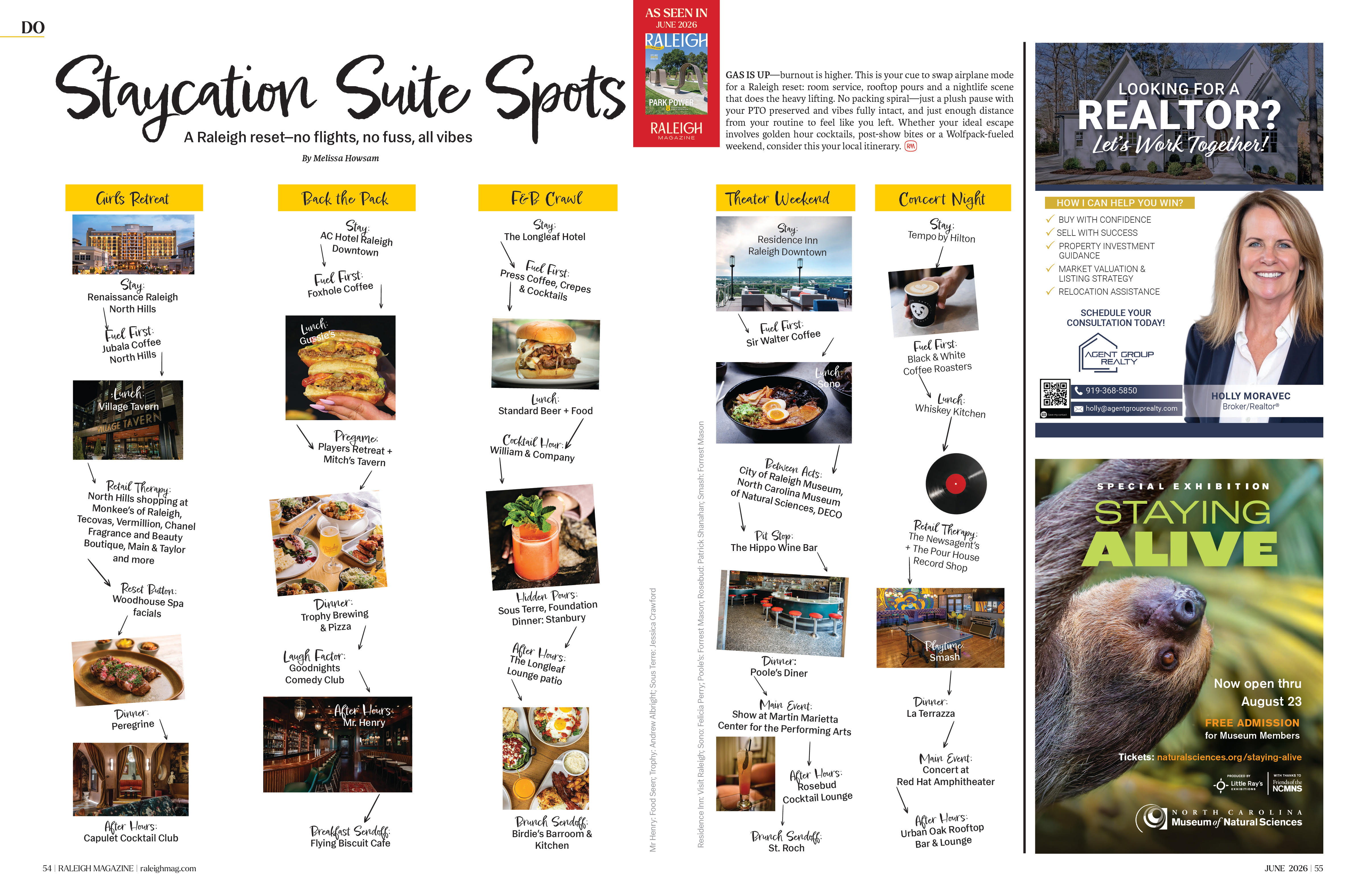 Players Retreat Mentioned in Raleigh magazine