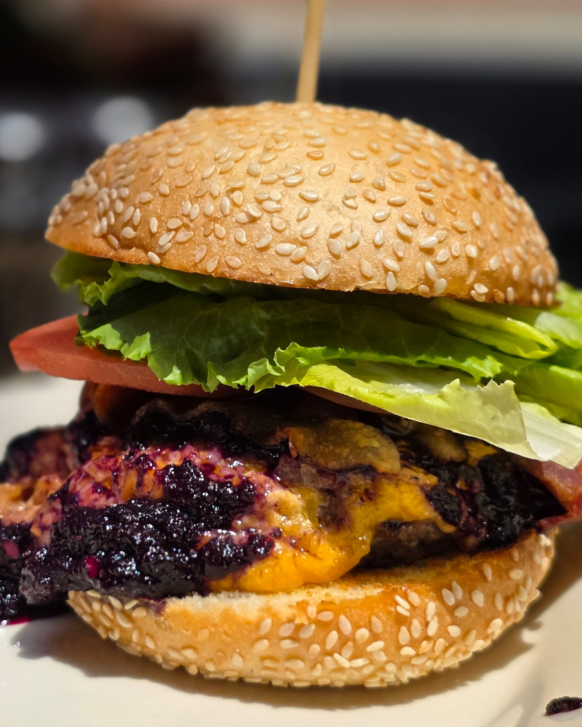 Blueberry Jalapeno Burger